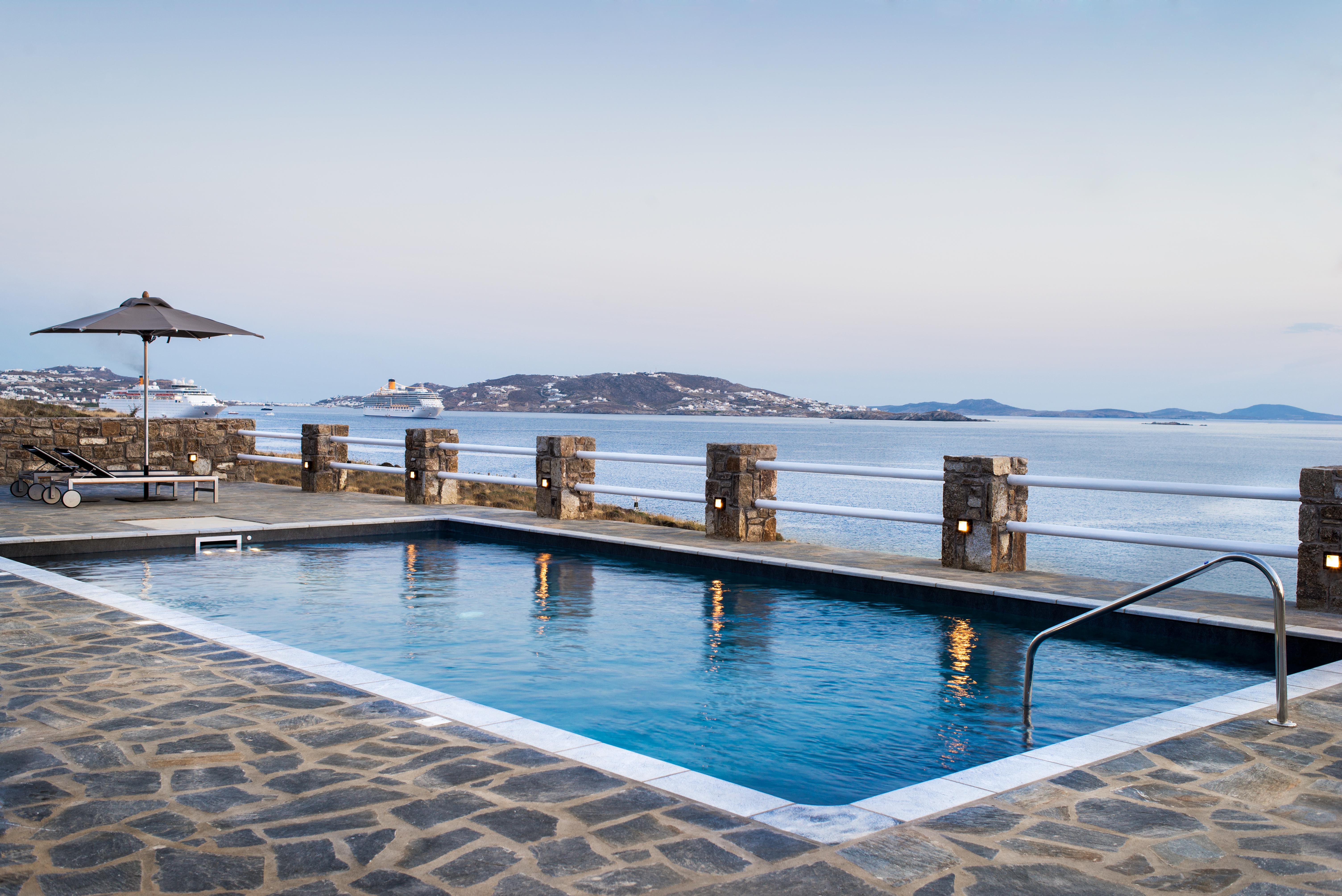 Alkistis Beach Hotel - Adults Only آغيوس ستيفانوس المظهر الخارجي الصورة